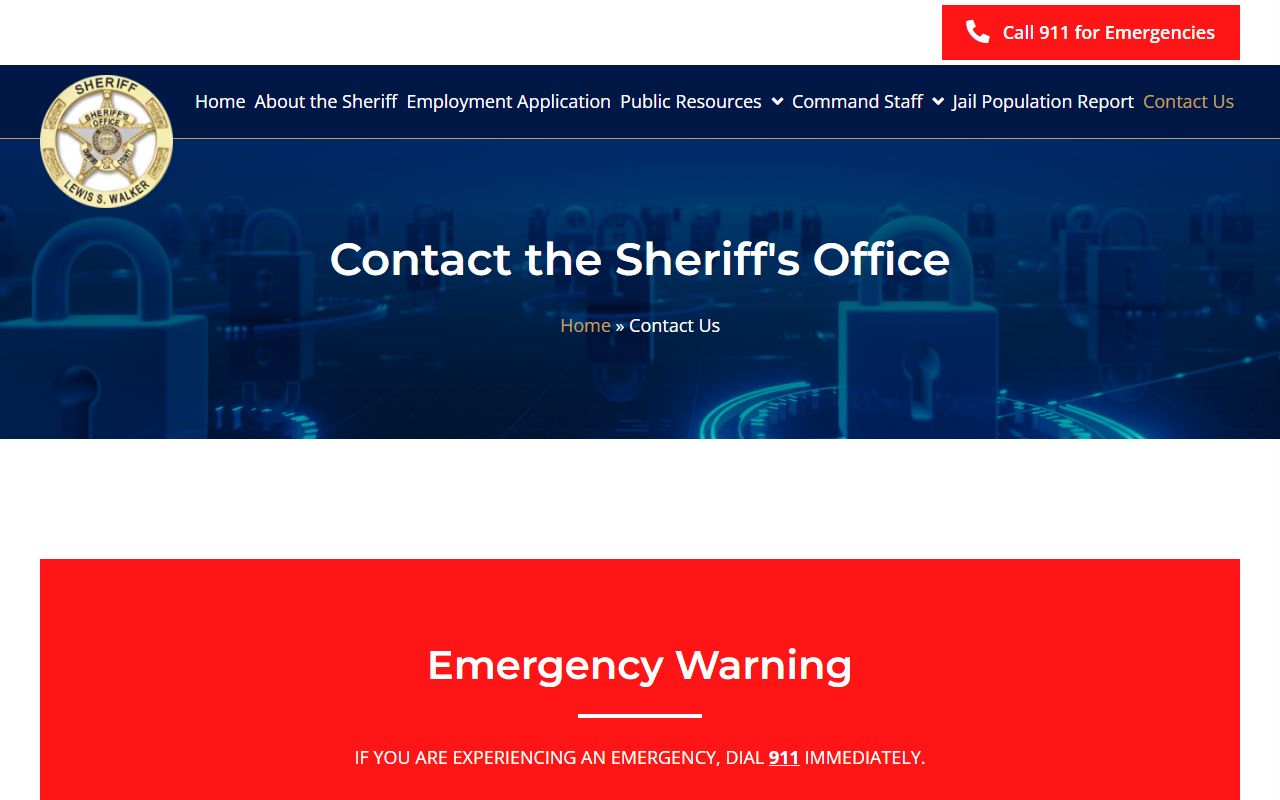 Crawford County Jail contact and inmate lookup information